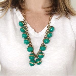 Hanging bead necklace